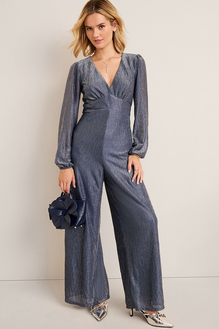 Kelly Long Sleeve Shimmer Jumpsuit