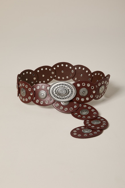 Jasmine Oval Western Belt