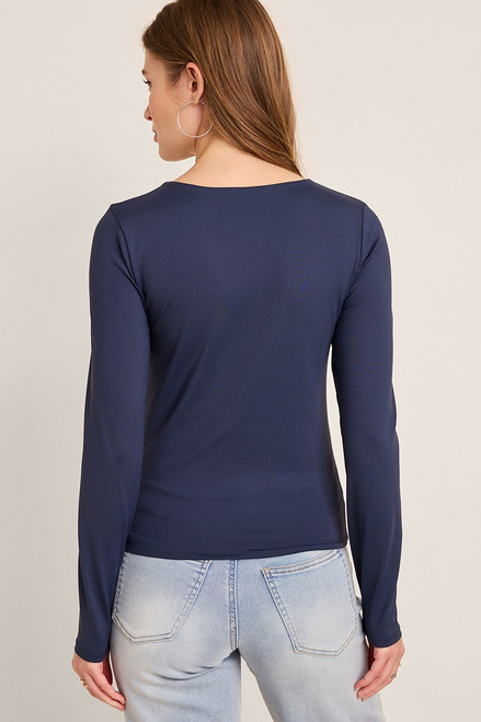 yummi by francesca's Crewneck Long Sleeve Top