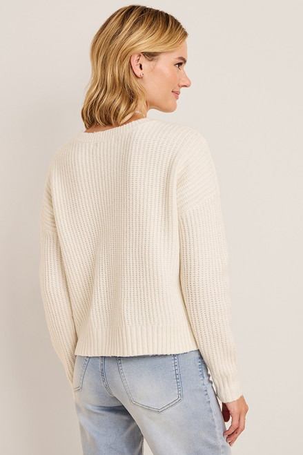 Avery Lace Up Sweater