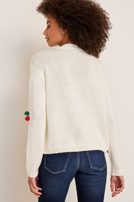 Cherry Bobble Cardigan