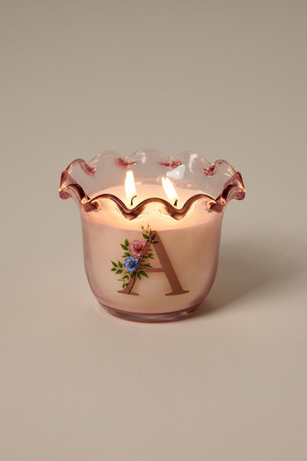 Initial Magnolia Bloom Scented Candle Jar 10oz