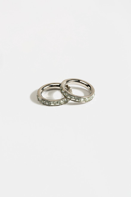 Magan Baguette Ring Set in Silver