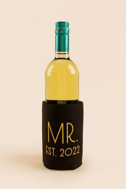 Mr. Est. 2022 Wine Bottle Sleeve