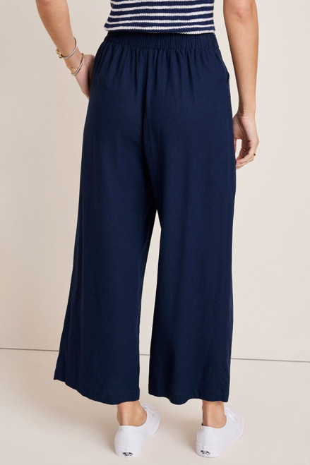 Lilla Button Front Culotte Pants