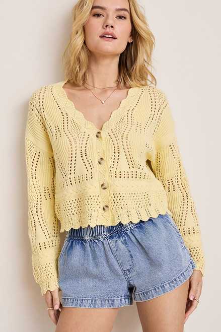 Adrian Pull On Denim Shorts