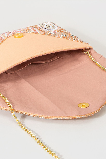 Bailey Floral Beaded Envelope Clutch