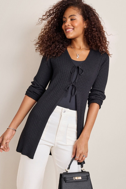 Pam Pointelle Long Cardigan