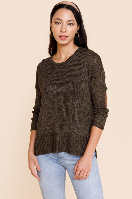 Nadia Elbow Patch Sweater