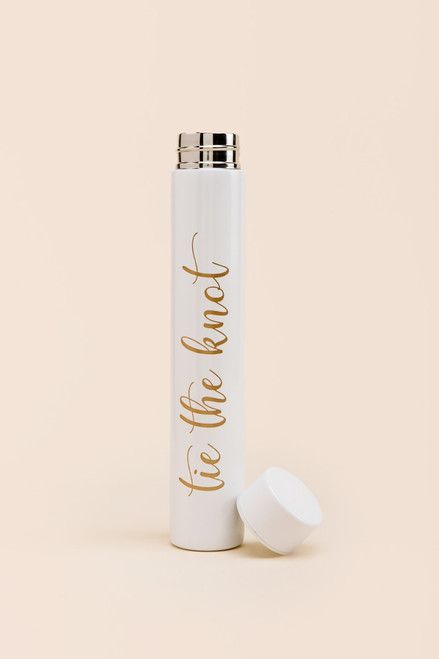 Tie The Knot Skinny Flask