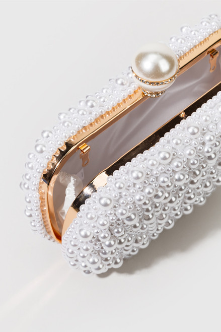 Madelyn Pearl Beaded Clutch