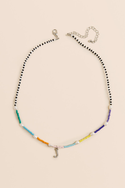 Initial Camp Necklace J