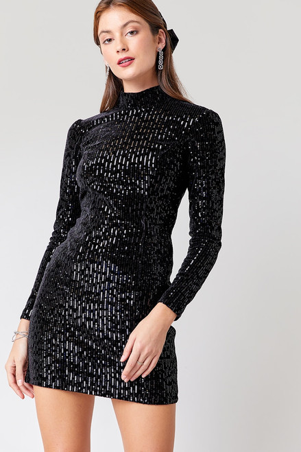 Windsor Ellie Formal Damask Sequin Mini Dress | Vancouver Mall