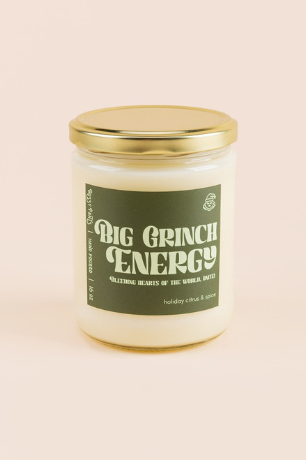 Big Grinch Energy Candle 8oz