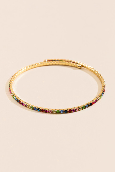Sandra Rainbow Cupchain Bracelet
