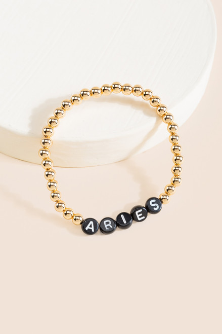 Aries Zodiac Stretch Bracelet