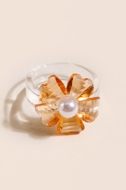 Kamilah Flower Statement Ring