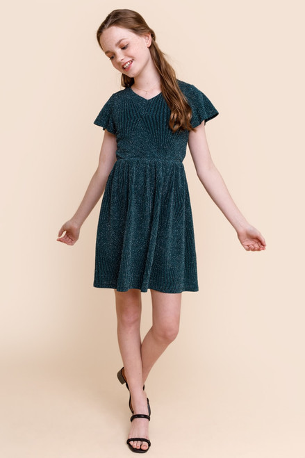 franki Glitter Mini Dress for Girls