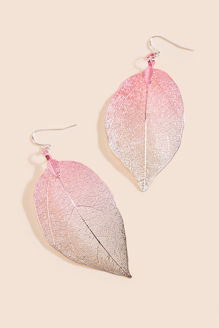 Ashley Filigree Leaf Drop Earrings