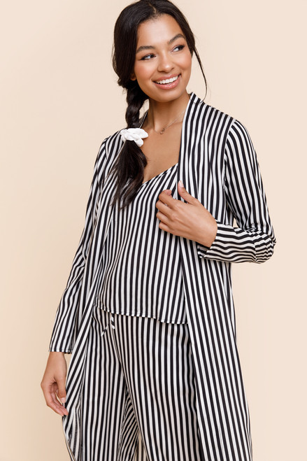 Cami Striped PJ Robe