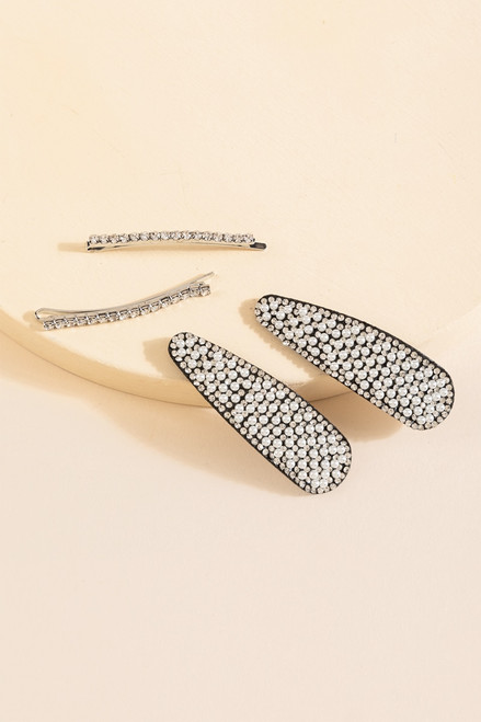 Natalie Rhinestone Bobby Pin Set