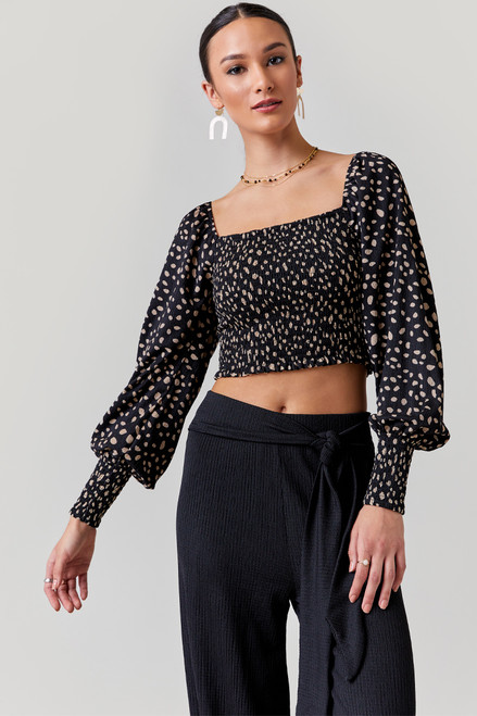 Martie Scattered Dots Blouse