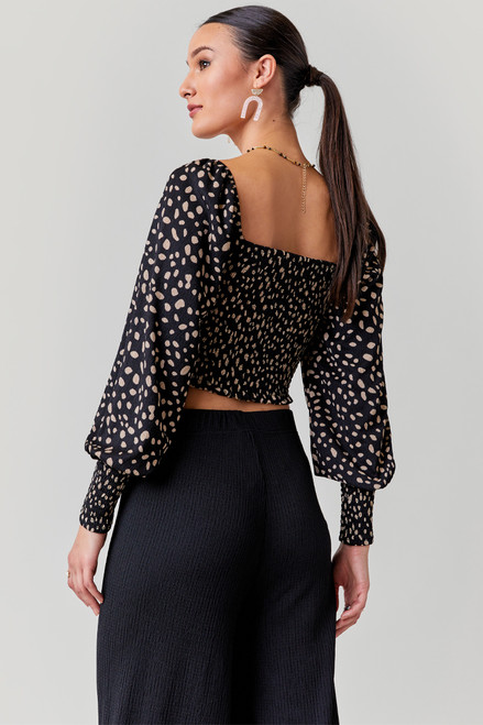 Martie Scattered Dots Blouse