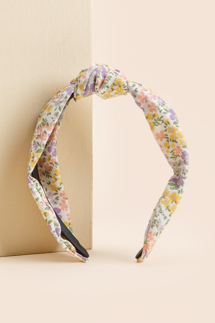 Tasha Top Knot Floral Headband