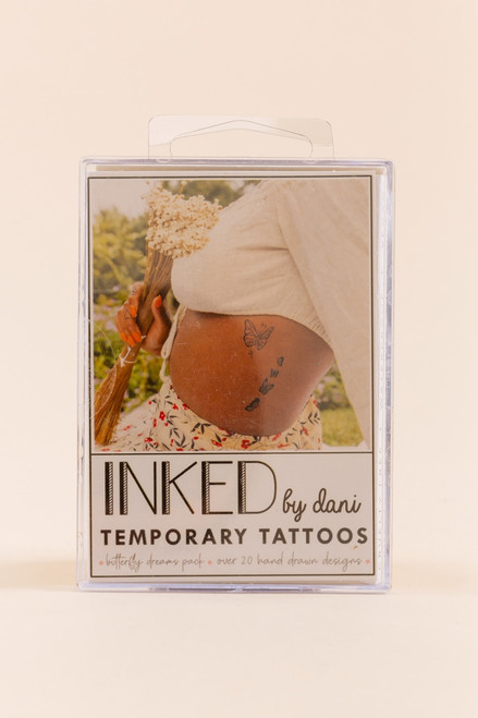 INKED by Dani Butterfly Dreams Temporary Tattoo Pack