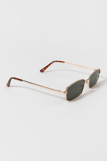 Sasha Metal Rectangle Sunglasses