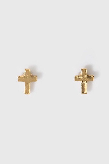 Hello Franki Cross Stud Earrings for girls