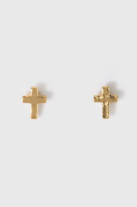 Hello Franki Cross Stud Earrings for girls