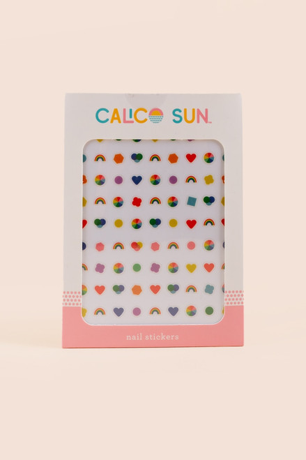 Calico Sun Violet Nail Stickers