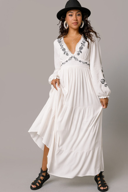 Limelight Embroidered Maxi Dress