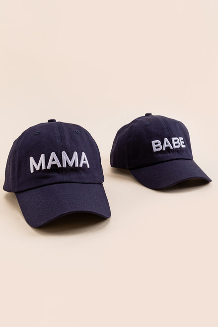 Mommy and Me Baseball Hat Set