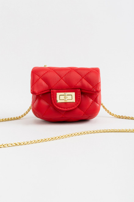 Naomi Quilted Micro Chain Bag