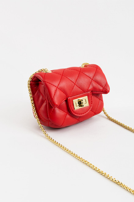 Naomi Quilted Micro Chain Bag