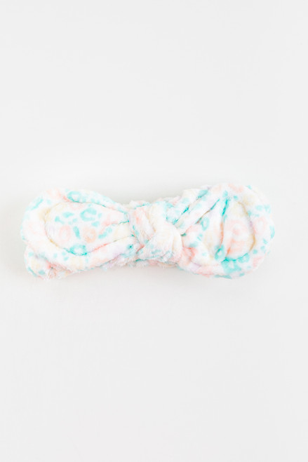 Pastel Leopard Spa Headband