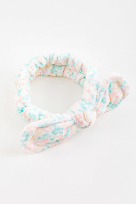 Pastel Leopard Spa Headband