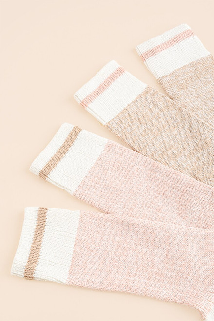 Denise Butter Bean Crew Sock Set