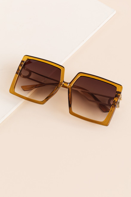 Amerie Large Square Sunglasses