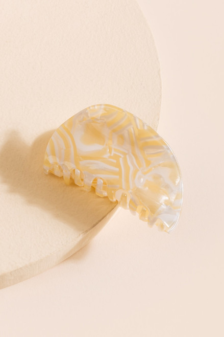 Isabelle Marble Blob Claw Clip