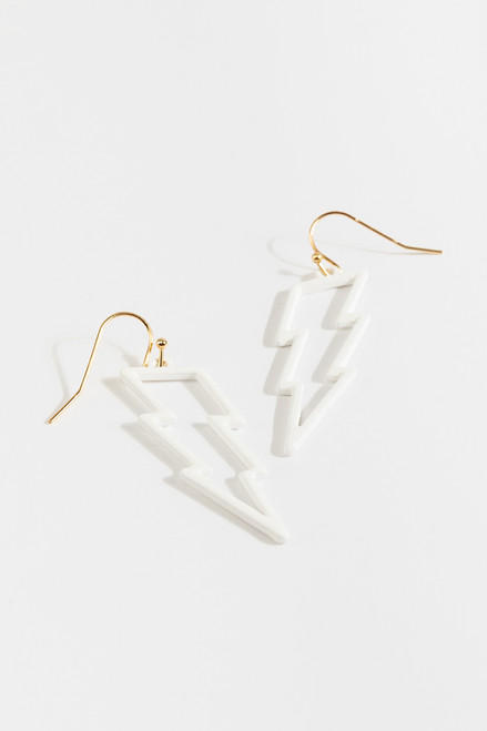 Demi Lightning Bolt Drop Earrings