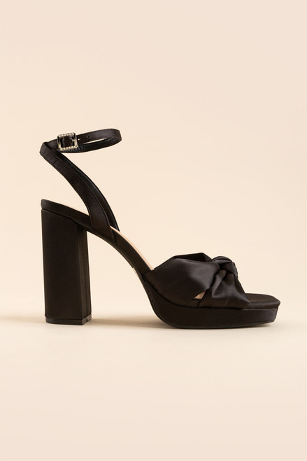 MIA Aliciana Satin Knot Platform Heels