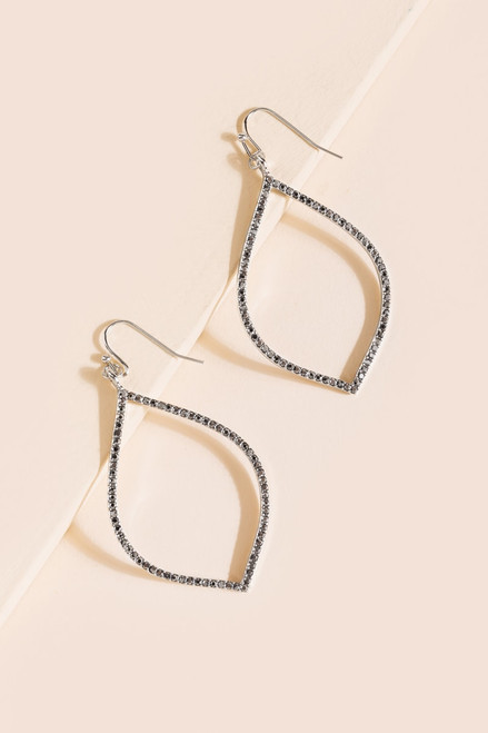 Ariana Crystal Teardrop Earrings