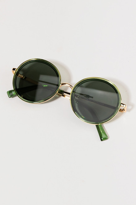 Isis Round Frame Sunglasses