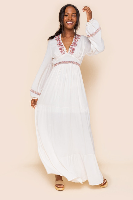 Melody Embroidered Maxi