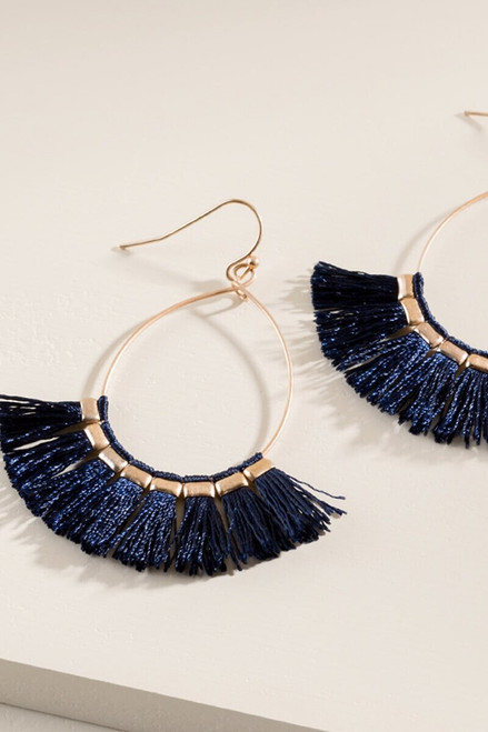 Kennedy Teardrop Tassel Earrings