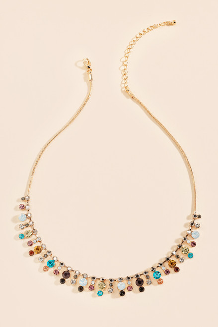 Judy Multi-Colored Drop Necklace