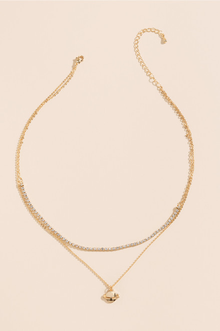 Talia Pave Saturn Cupcake Chain Necklaces